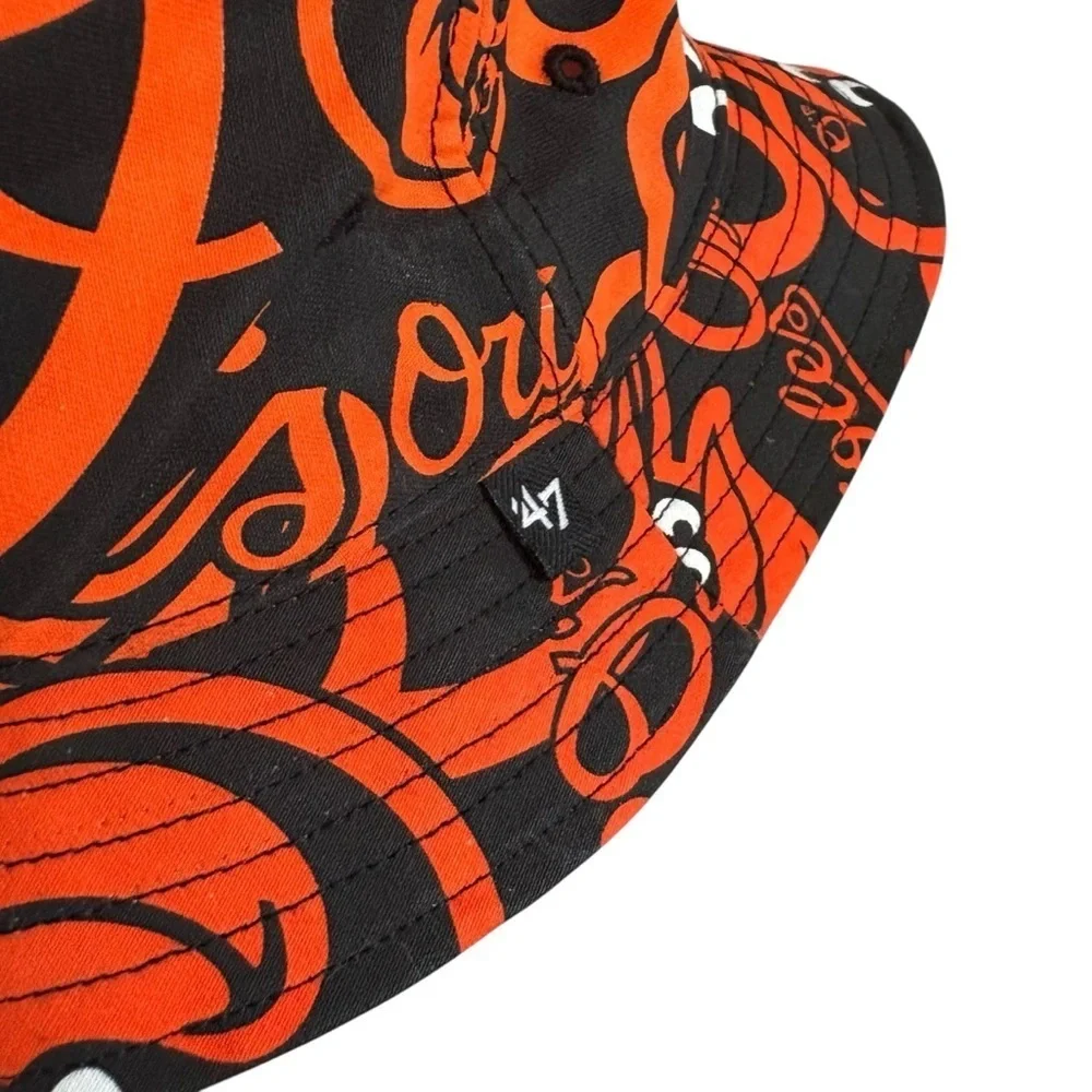 47 Brand and Miller Lite Orioles Bucket Hat Set - OSFM